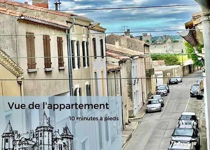 Parenthese A Deux - T2 Cosy & Calme - Patio - Terrasse - Climatise - Proche De La Cite Medievale *